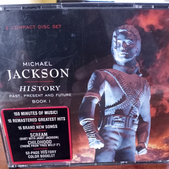 Michael Jackson History Book 1 2CD Disc Set - Picture 1 of 5